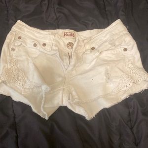 Size 3 white shorts